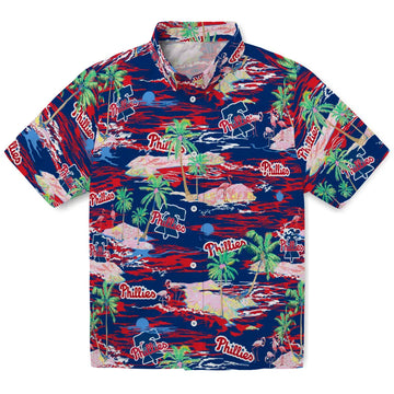 Philadelphia Phillies Hawaiian Shirt - Hawaii Island | Moonbestprint