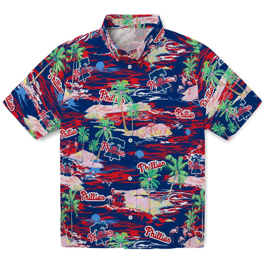 Philadelphia Phillies Hawaiian Shirt - Hawaii Island | Moonbestprint