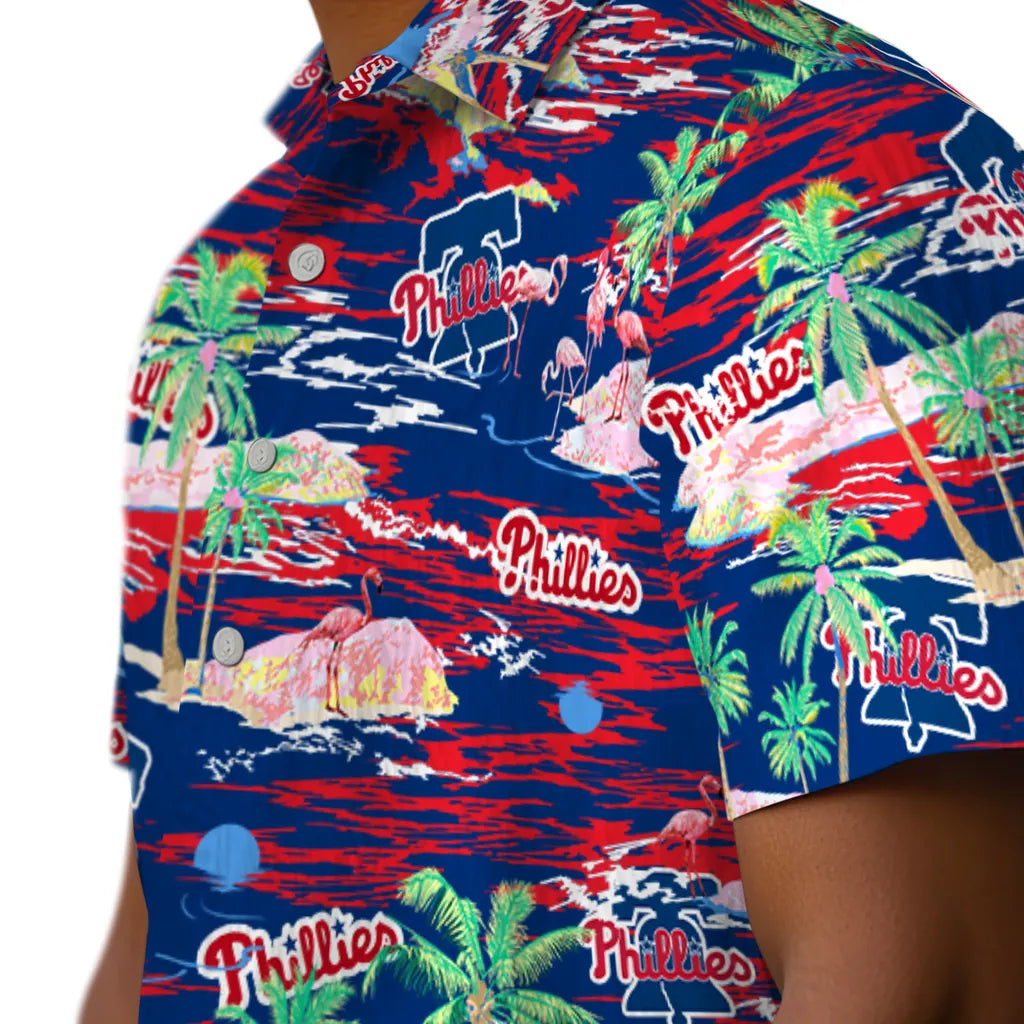 Philadelphia Phillies Hawaiian Shirt - Hawaii Island | Moonbestprint
