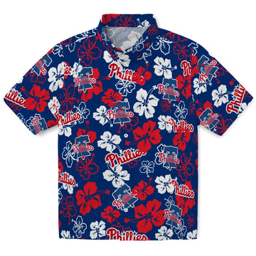 Philadelphia Phillies Hibiscus Bloom Hawaiian Shirt – Moonbestprint