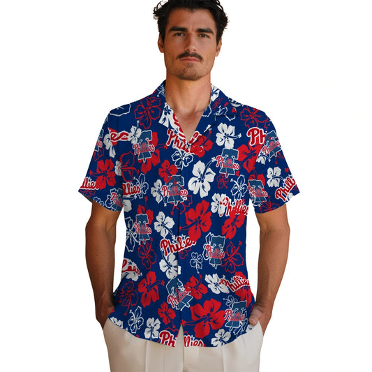 Philadelphia Phillies Hibiscus Bloom Hawaiian Shirt – Moonbestprint