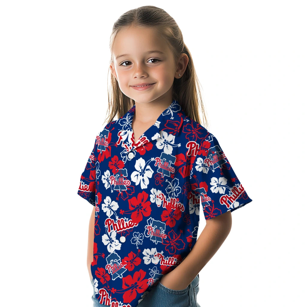 Philadelphia Phillies Hibiscus Bloom Hawaiian Shirt – Moonbestprint