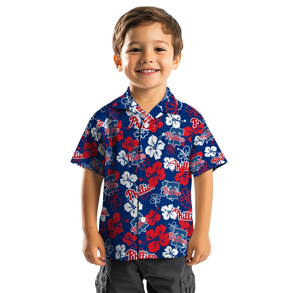 Philadelphia Phillies Hibiscus Bloom Hawaiian Shirt – Moonbestprint