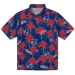 Philadelphia Phillies Hawaiian Shirt - Palm Tree Motif | Moonbestprint