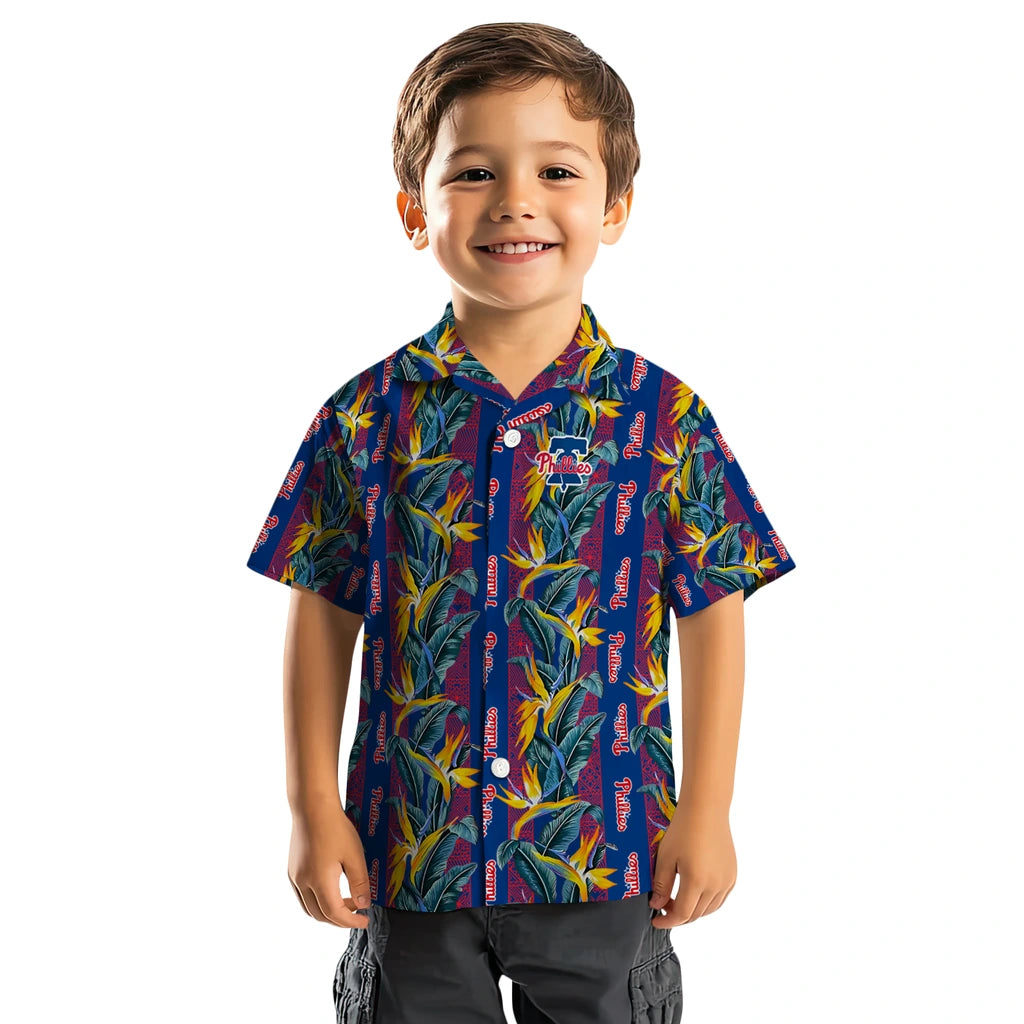 Philadelphia Phillies Hawaiian Shirt - Paradise Vines | Moonbestprint