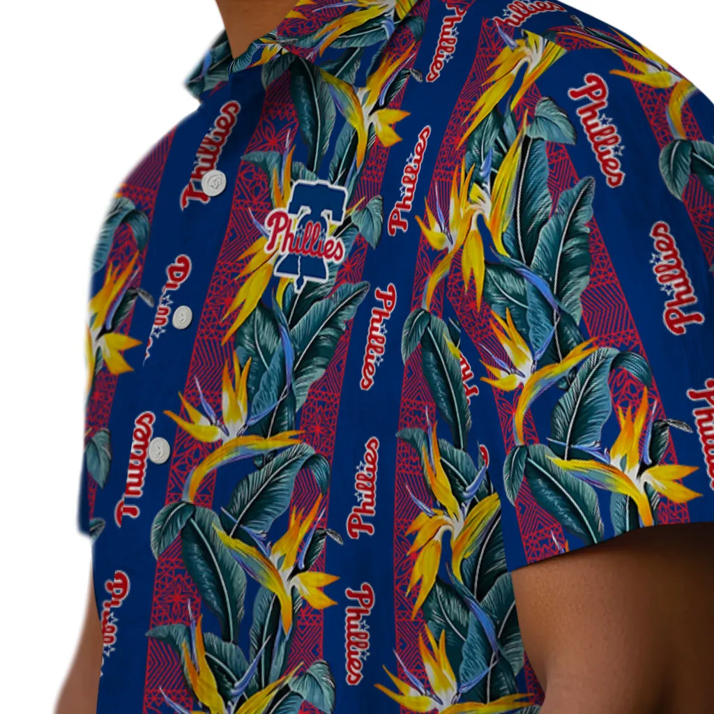 Philadelphia Phillies Hawaiian Shirt - Paradise Vines | Moonbestprint