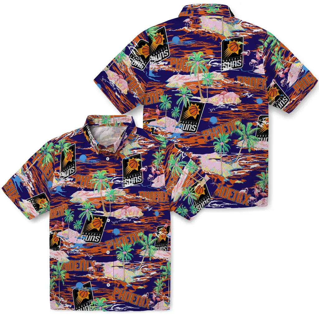 Phoenix Suns Flamingo Retreat 2026 Hawaiian Shirt – Moonbestprint
