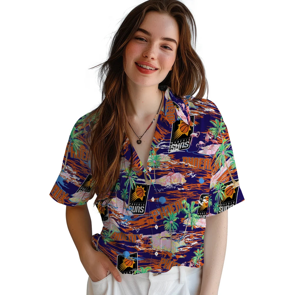 Phoenix Suns Flamingo Retreat 2026 Hawaiian Shirt – Moonbestprint