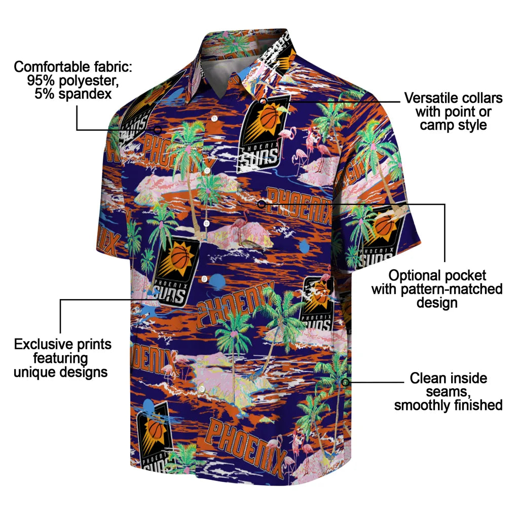 Phoenix Suns Flamingo Retreat 2026 Hawaiian Shirt – Moonbestprint