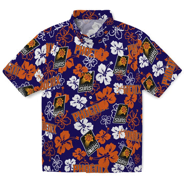 Phoenix Suns Hibiscus Bloom Hawaiian Shirt – Moonbestprint