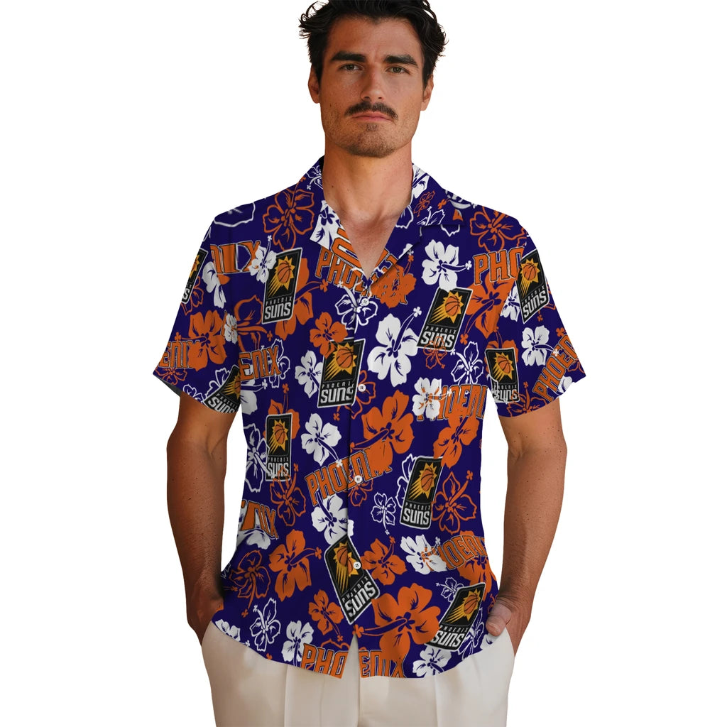 Phoenix Suns Hibiscus Bloom Hawaiian Shirt – Moonbestprint