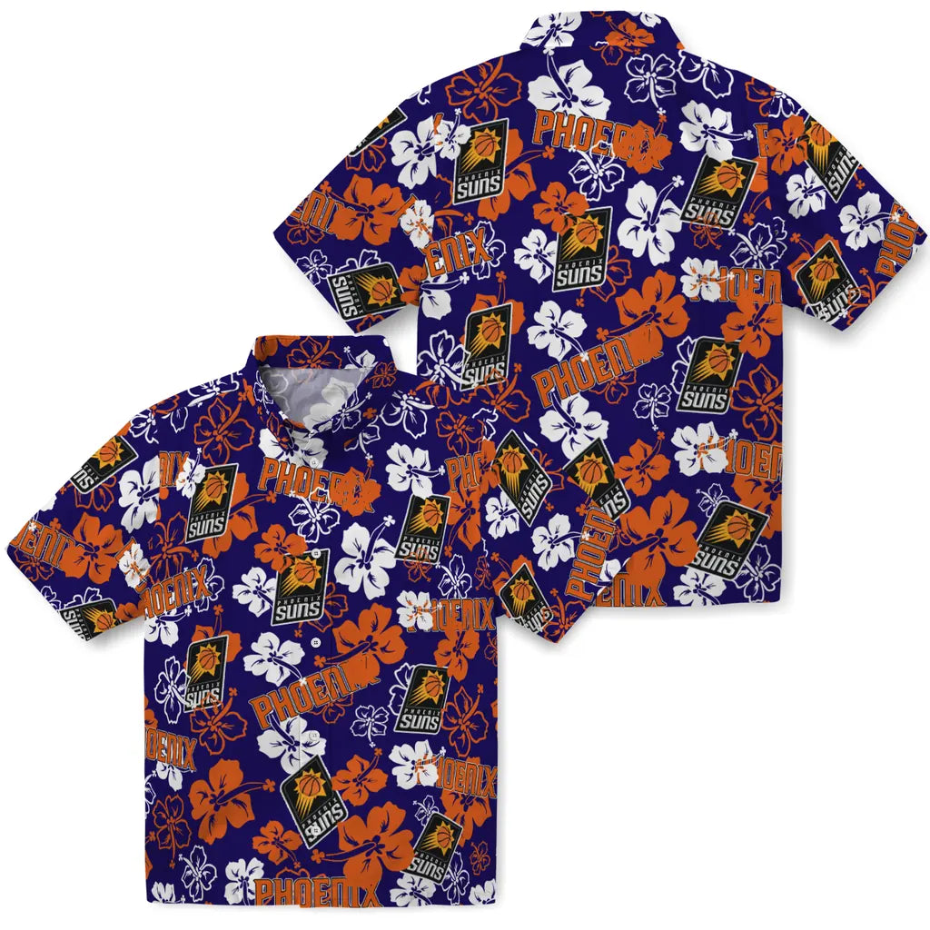 Phoenix Suns Hibiscus Bloom Hawaiian Shirt – Moonbestprint