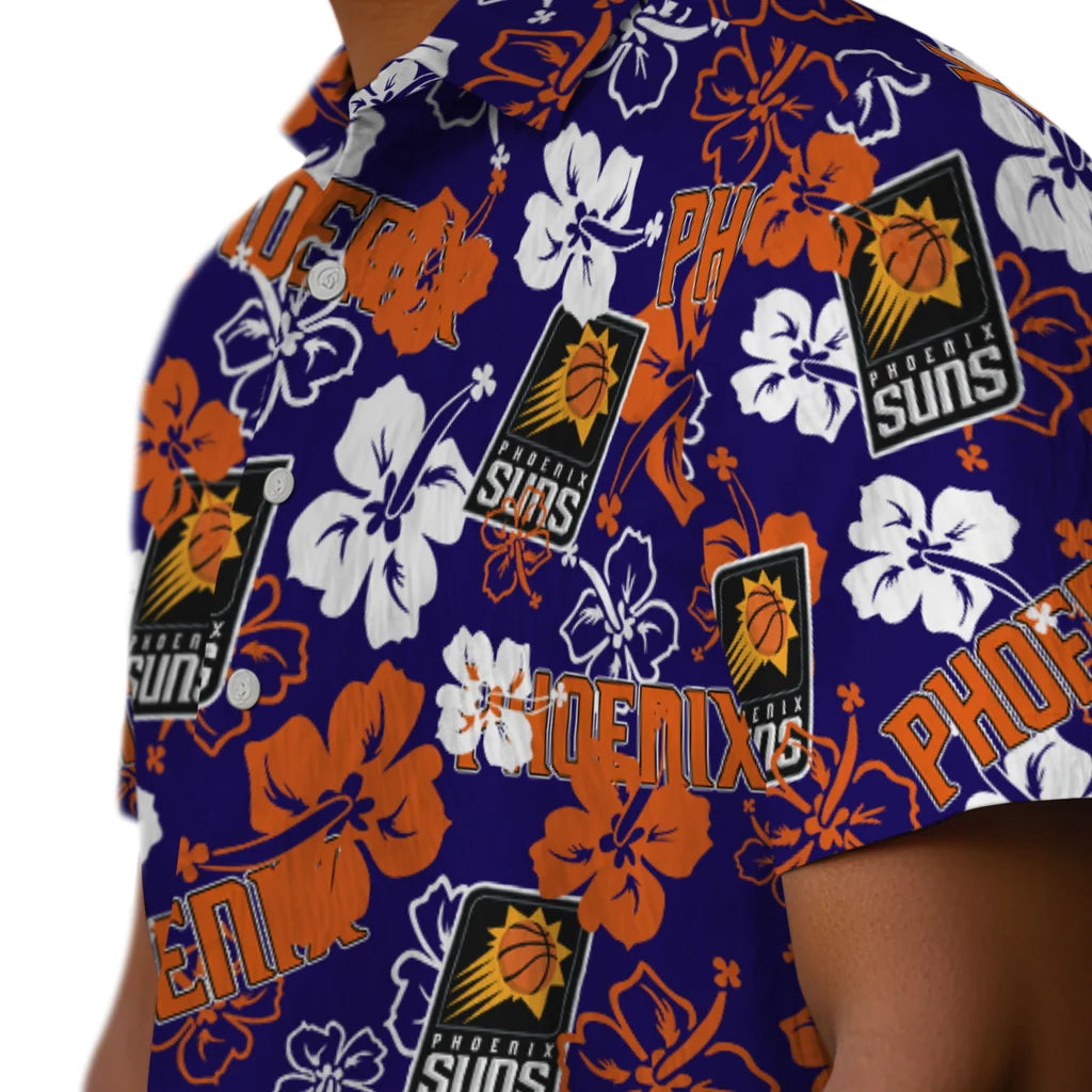 Phoenix Suns Hibiscus Bloom Hawaiian Shirt – Moonbestprint