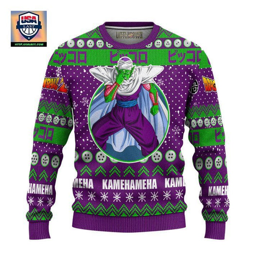 Piccolo Ugly Christmas Sweater And 3D Hoodie Dragon Ball Z Xmas Gift ? Usalast