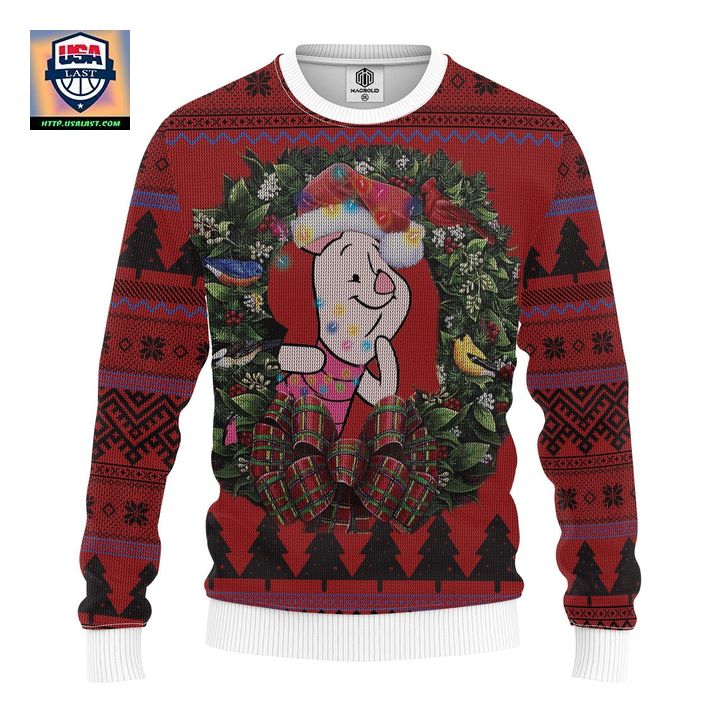 Piglet Winnie The Pooh Christmas Mc Ugly Christmas Sweater Thanksgiving Gift ? Usalast