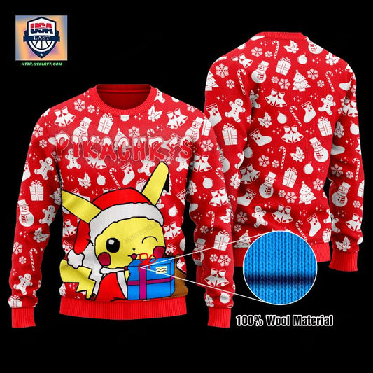 Pikachu Christmas Gift Pikachrs Christmas Sweater ? Usalast