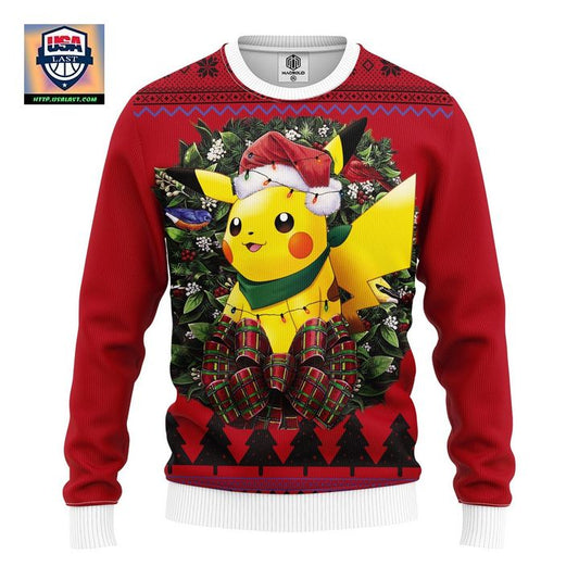 Pikachu Cute Noel Mc Ugly Christmas Sweater Thanksgiving Gift ? Usalast