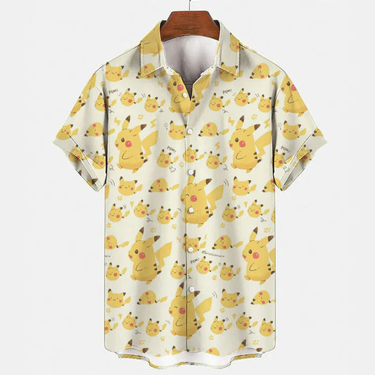 Pokemon Pikachu POM Hawaiian Shirt – Moonbestprint
