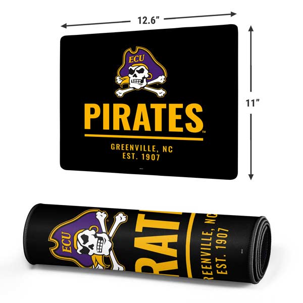 East Carolina University Pirates Greenville NC Gaming Mouse Pad Moonbestprint
