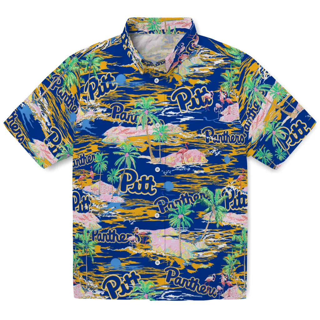Pittsburgh Panthers Flamingo Retreat 2026 Hawaiian Shirt – Moonbestprint