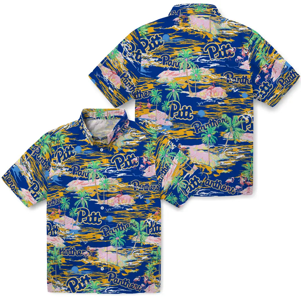 Pittsburgh Panthers Flamingo Retreat 2026 Hawaiian Shirt – Moonbestprint