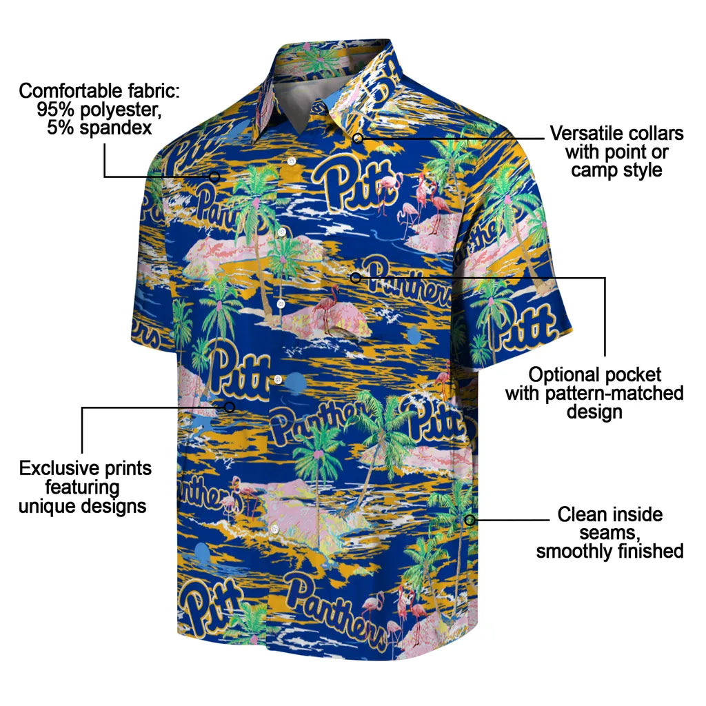 Pittsburgh Panthers Flamingo Retreat 2026 Hawaiian Shirt – Moonbestprint