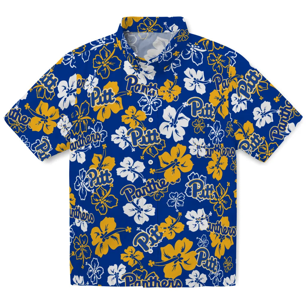 Pittsburgh Panthers Hibiscus Bloom Hawaiian Shirt – Moonbestprint