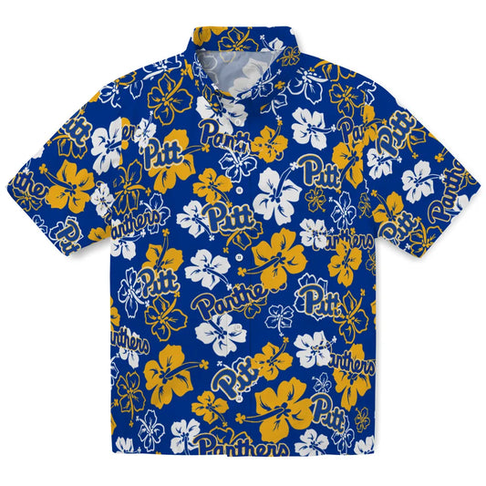 Pittsburgh Panthers Hibiscus Bloom Hawaiian Shirt – Moonbestprint