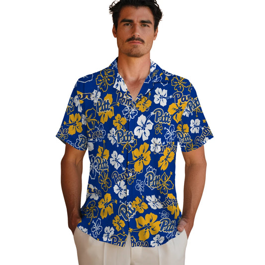 Pittsburgh Panthers Hibiscus Bloom Hawaiian Shirt – Moonbestprint