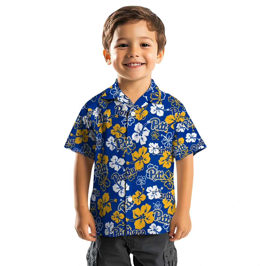 Pittsburgh Panthers Hibiscus Bloom Hawaiian Shirt – Moonbestprint