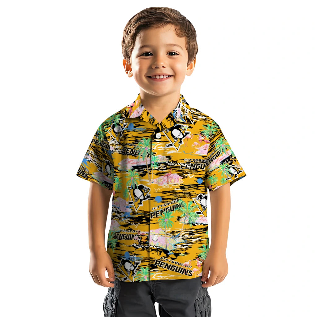 Pittsburgh Penguins Flamingo Retreat 2026 Hawaiian Shirt – Moonbestprint