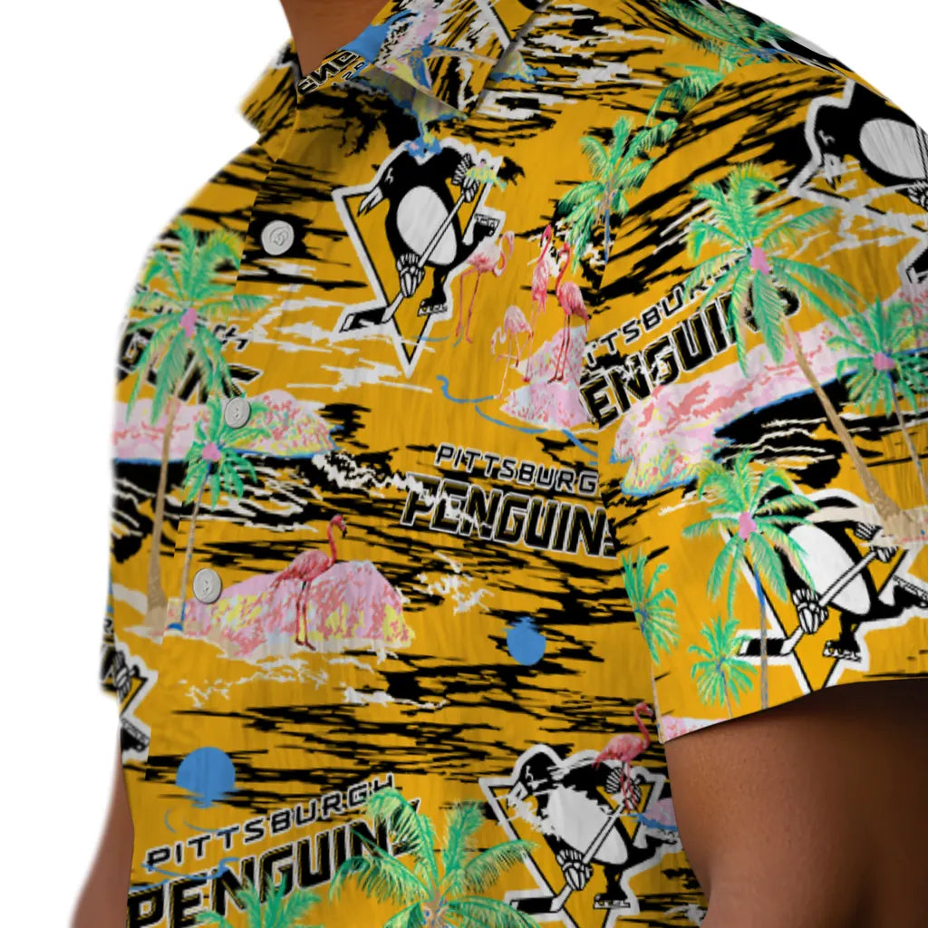 Pittsburgh Penguins Flamingo Retreat 2026 Hawaiian Shirt – Moonbestprint