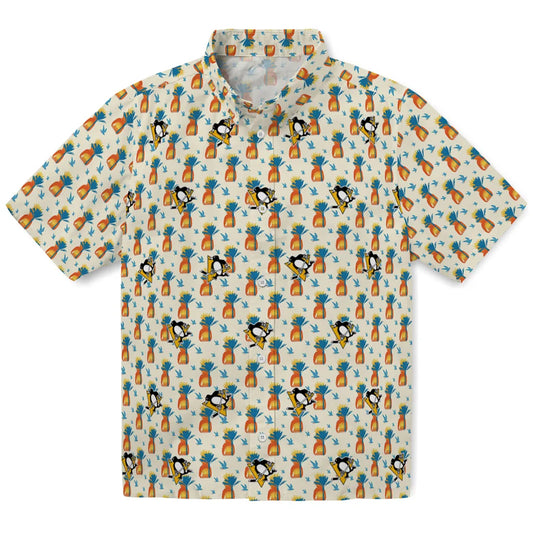 Pittsburgh Penguins Hawaiian Shirt - Pineapple Delight | Moonbestprint