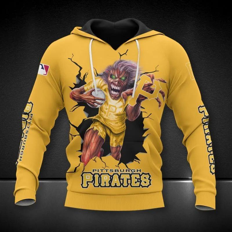 Pittsburgh Pirates All Over Print MLB MLB All Over Print Hoodie -Moonbestprint