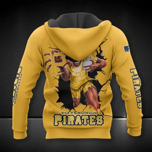 Pittsburgh Pirates All Over Print MLB MLB All Over Print Hoodie -Moonbestprint
