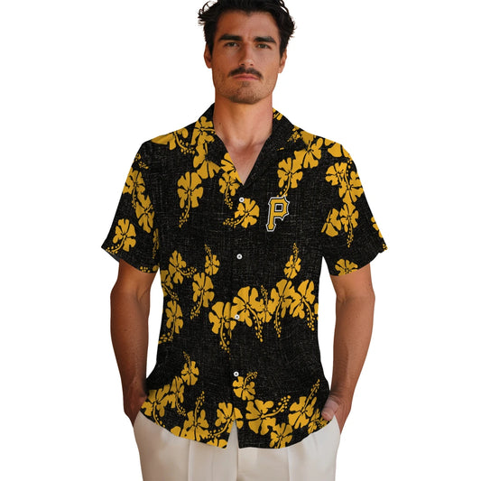 Pittsburgh Pirates Hawaiian Shirt - 50th State Flower | Moonbestprint