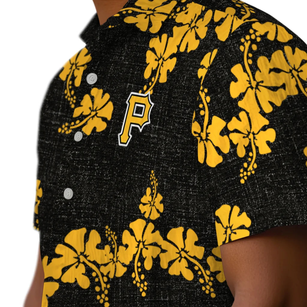 Pittsburgh Pirates Hawaiian Shirt - 50th State Flower | Moonbestprint