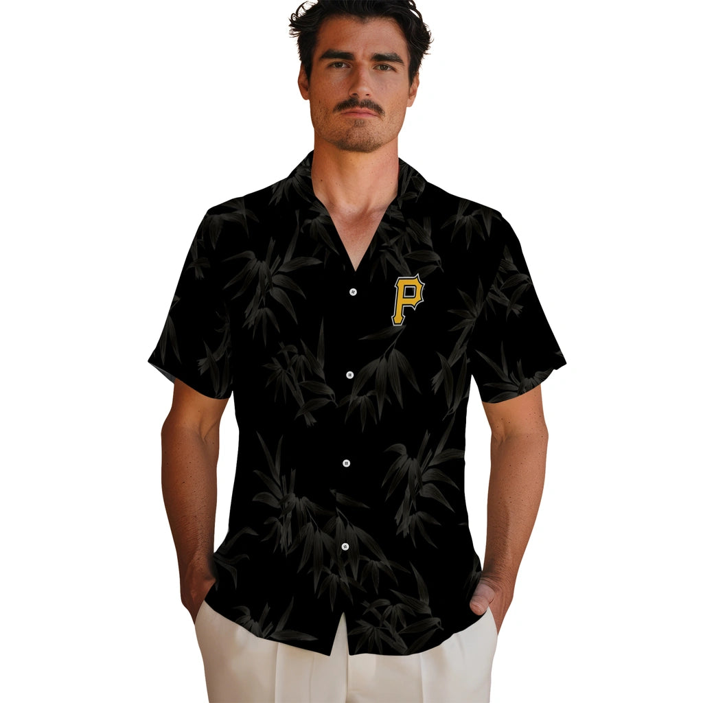 Pittsburgh Pirates Hawaiian Shirt - Bamboo Branches | Moonbestprint