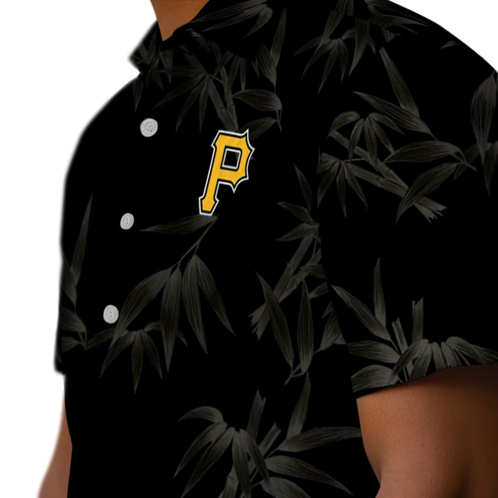 Pittsburgh Pirates Hawaiian Shirt - Bamboo Branches | Moonbestprint