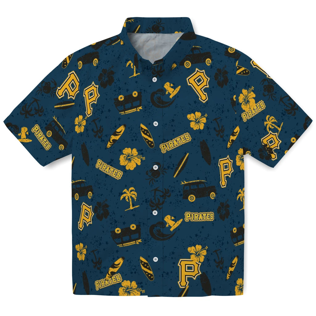Pittsburgh Pirates Hawaiian Shirt - Beach Vibe | Moonbestprint