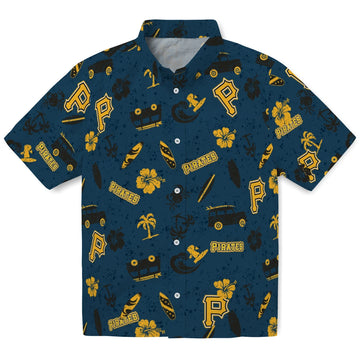 Pittsburgh Pirates Hawaiian Shirt - Beach Vibe | Moonbestprint