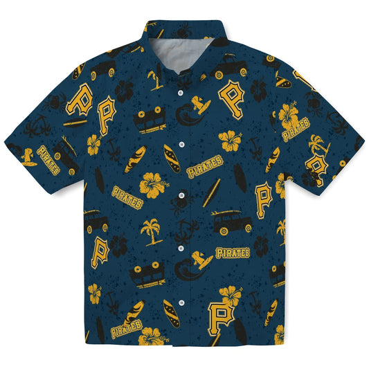 Pittsburgh Pirates Hawaiian Shirt - Beach Vibe | Moonbestprint