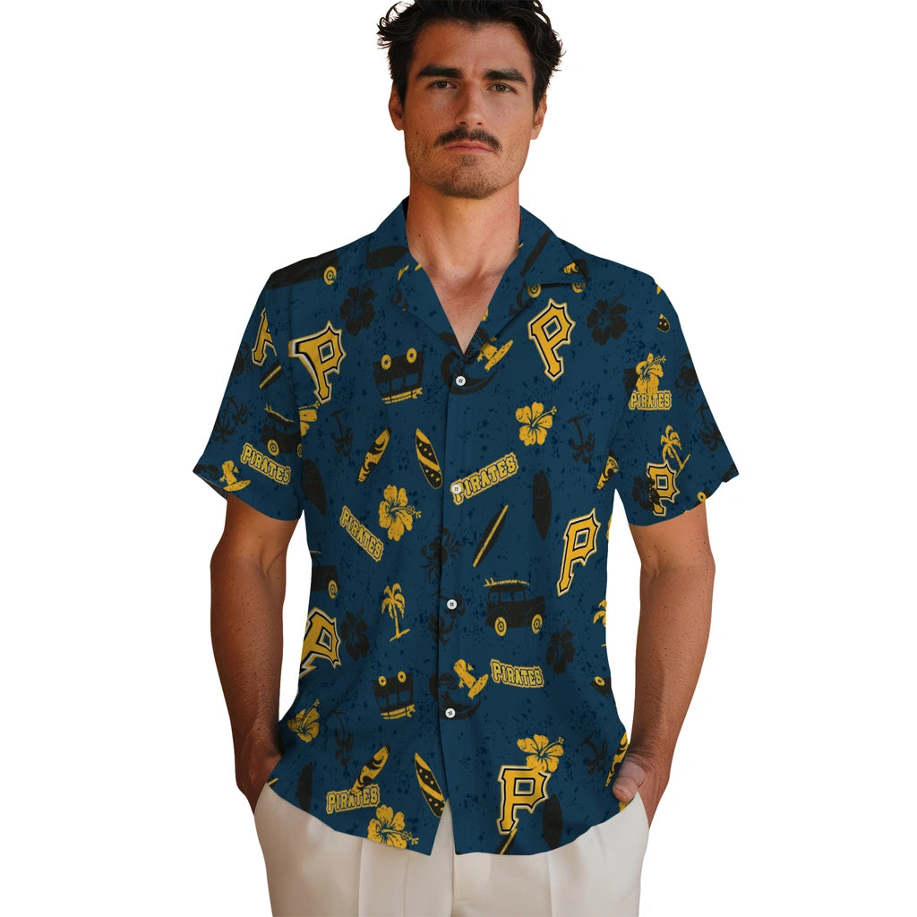 Pittsburgh Pirates Hawaiian Shirt - Beach Vibe | Moonbestprint