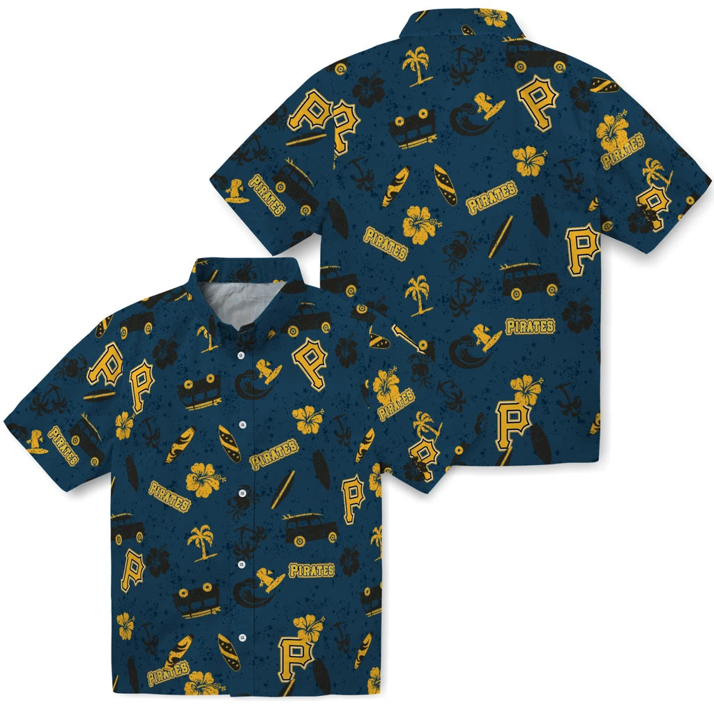 Pittsburgh Pirates Hawaiian Shirt - Beach Vibe | Moonbestprint