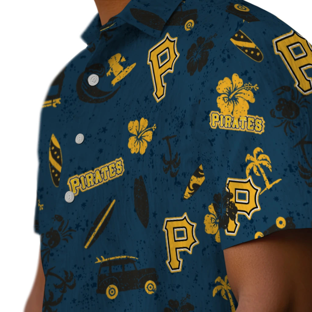 Pittsburgh Pirates Hawaiian Shirt - Beach Vibe | Moonbestprint