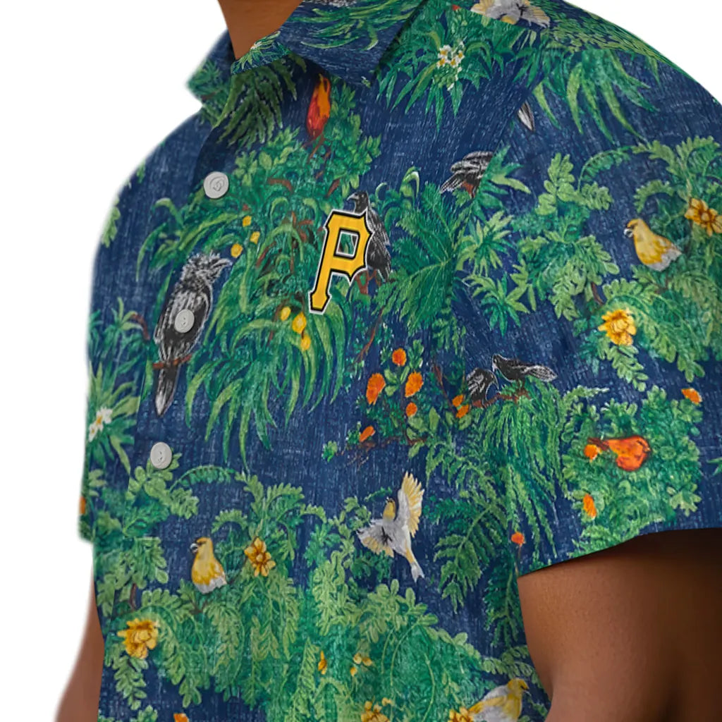 Pittsburgh Pirates Hawaiian Shirt - Bird Canopy | Moonbestprint