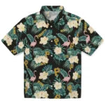 Pittsburgh Pirates Hawaiian Shirt - Flamingo and Hibiscus | Moonbestprint