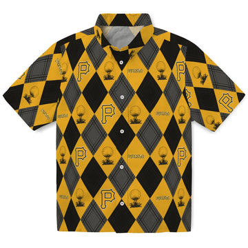 Pittsburgh Pirates Hawaiian Shirt - Golfing Plaid | Moonbestprint