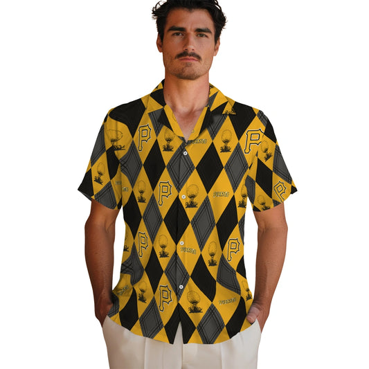 Pittsburgh Pirates Hawaiian Shirt - Golfing Plaid | Moonbestprint