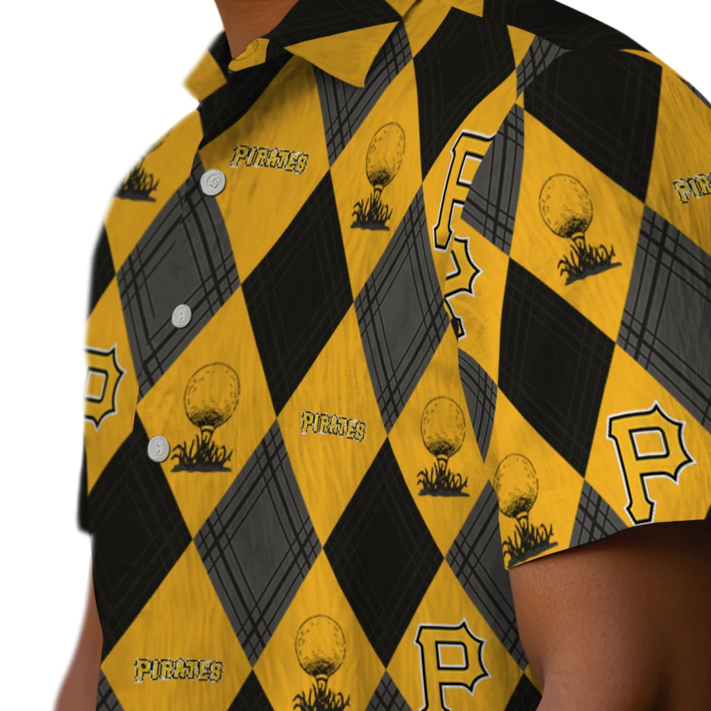 Pittsburgh Pirates Hawaiian Shirt - Golfing Plaid | Moonbestprint